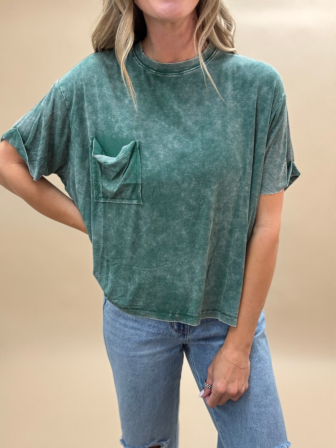Favorite Ribbed Slouchy Tee