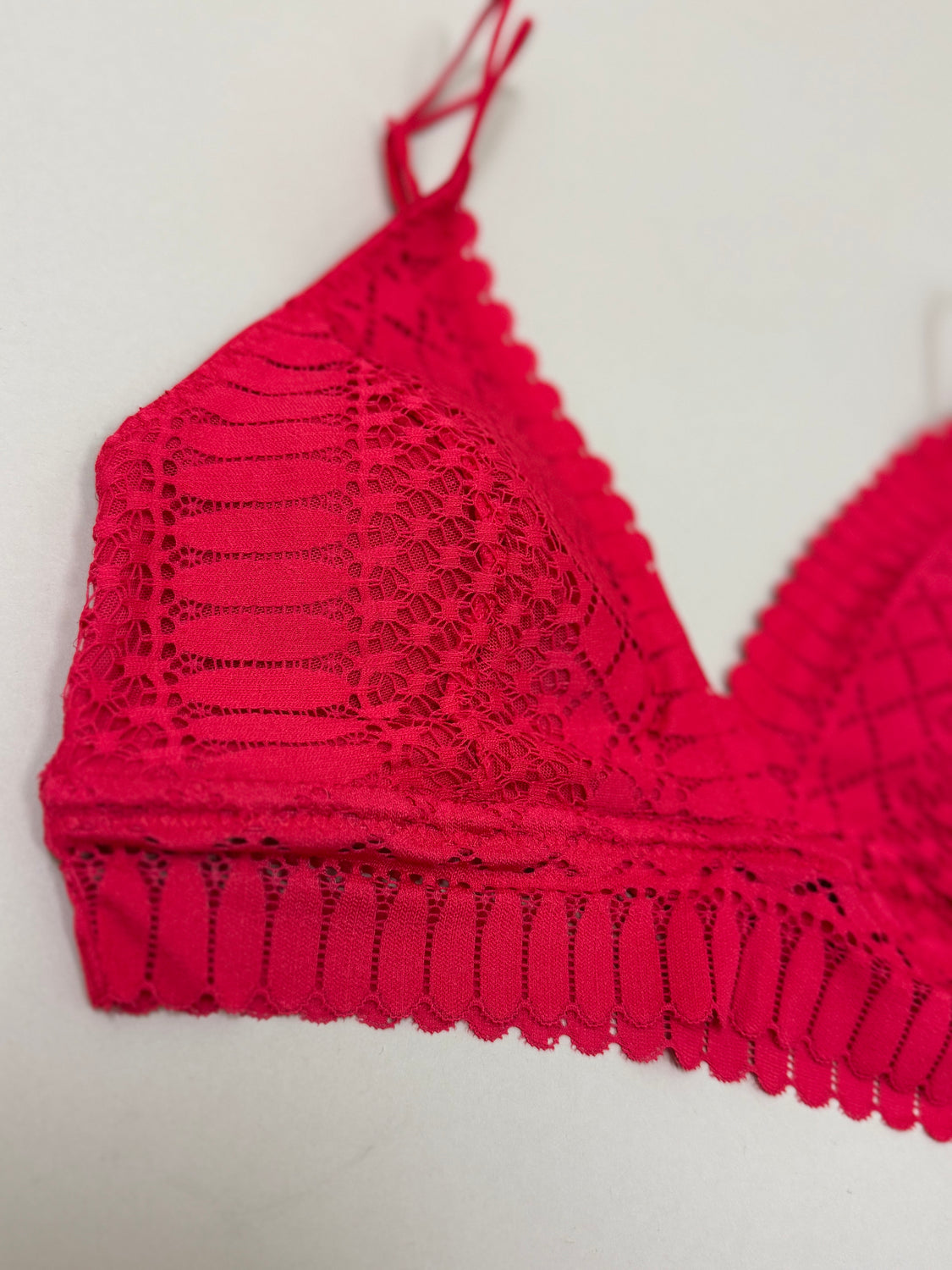 Red Lace Bralette
