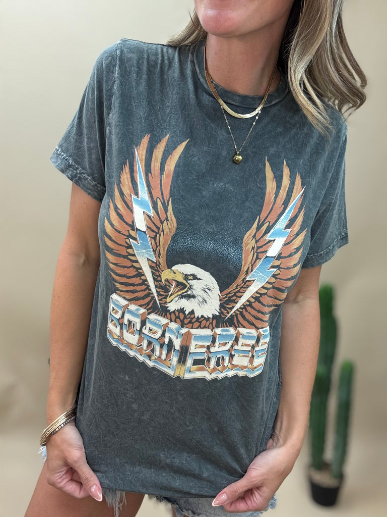Born Free Eagle Graphic Top