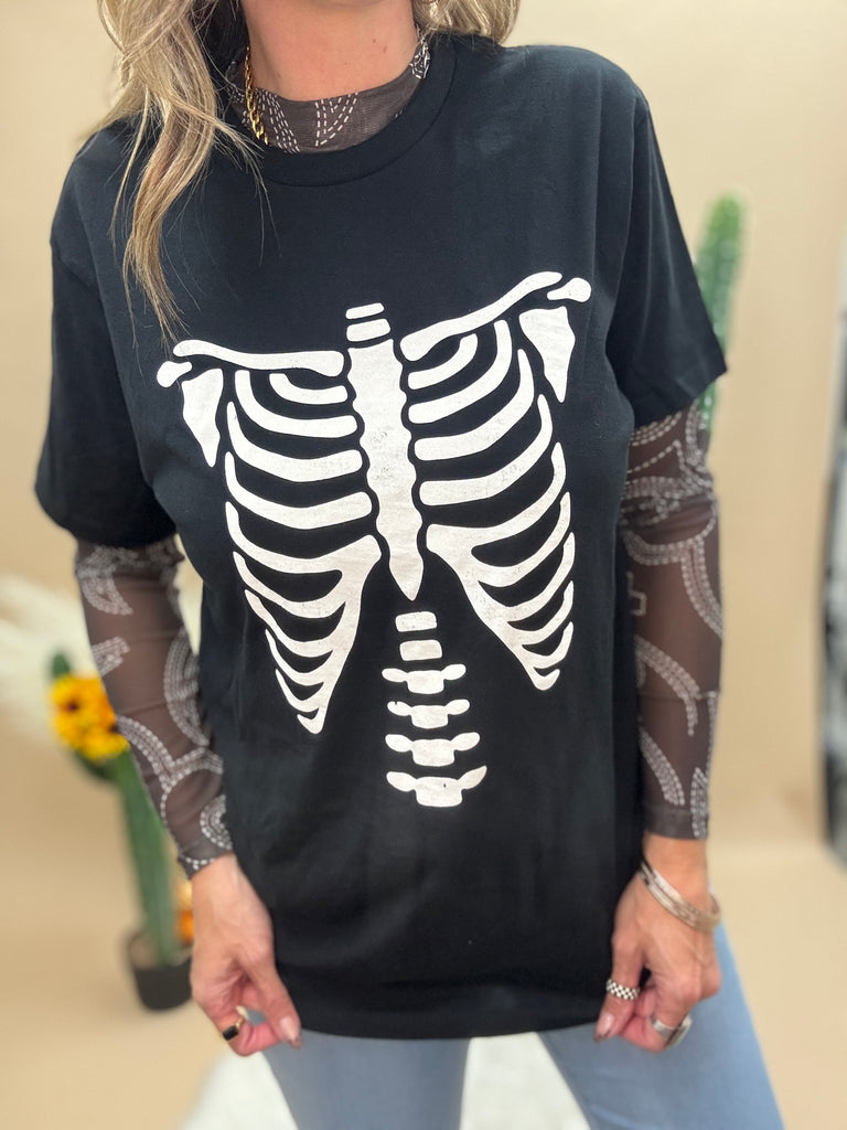 Skeleton Ribcage T-Shirt