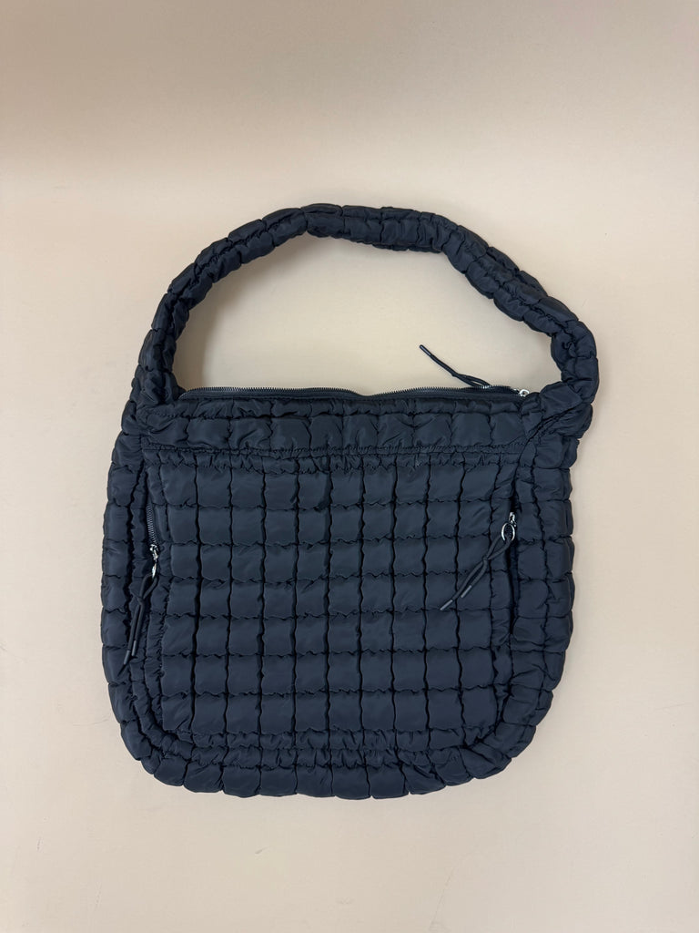 Quilted Carryall Crossbody Bag