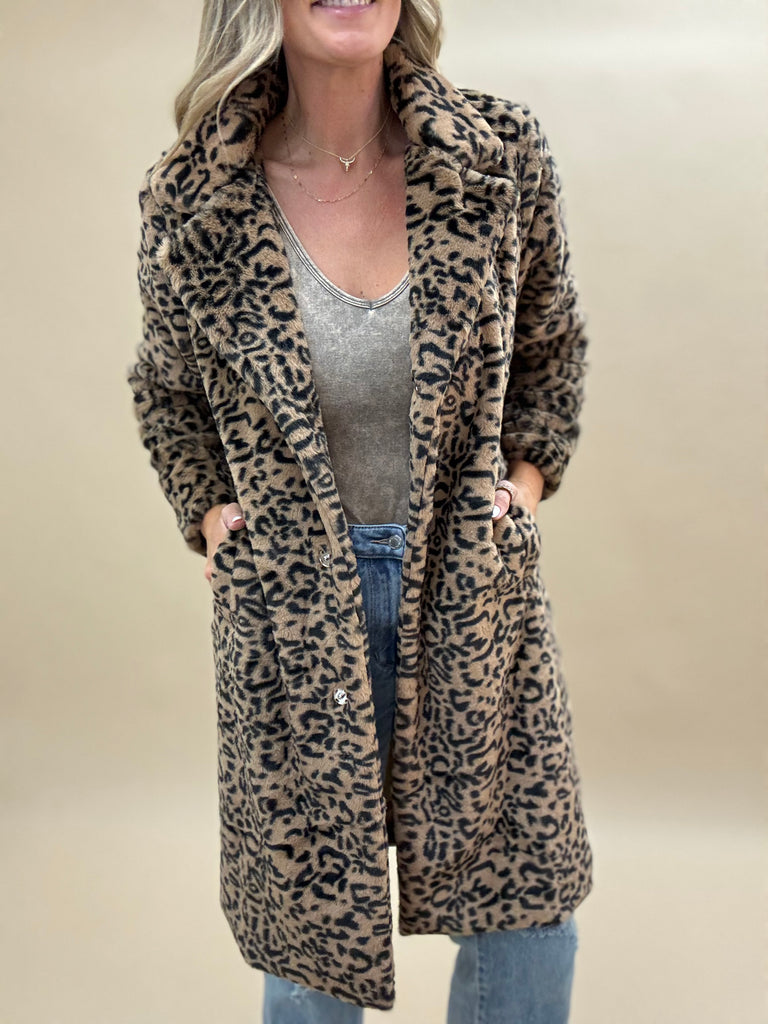 Beth Faux Fur Overcoat