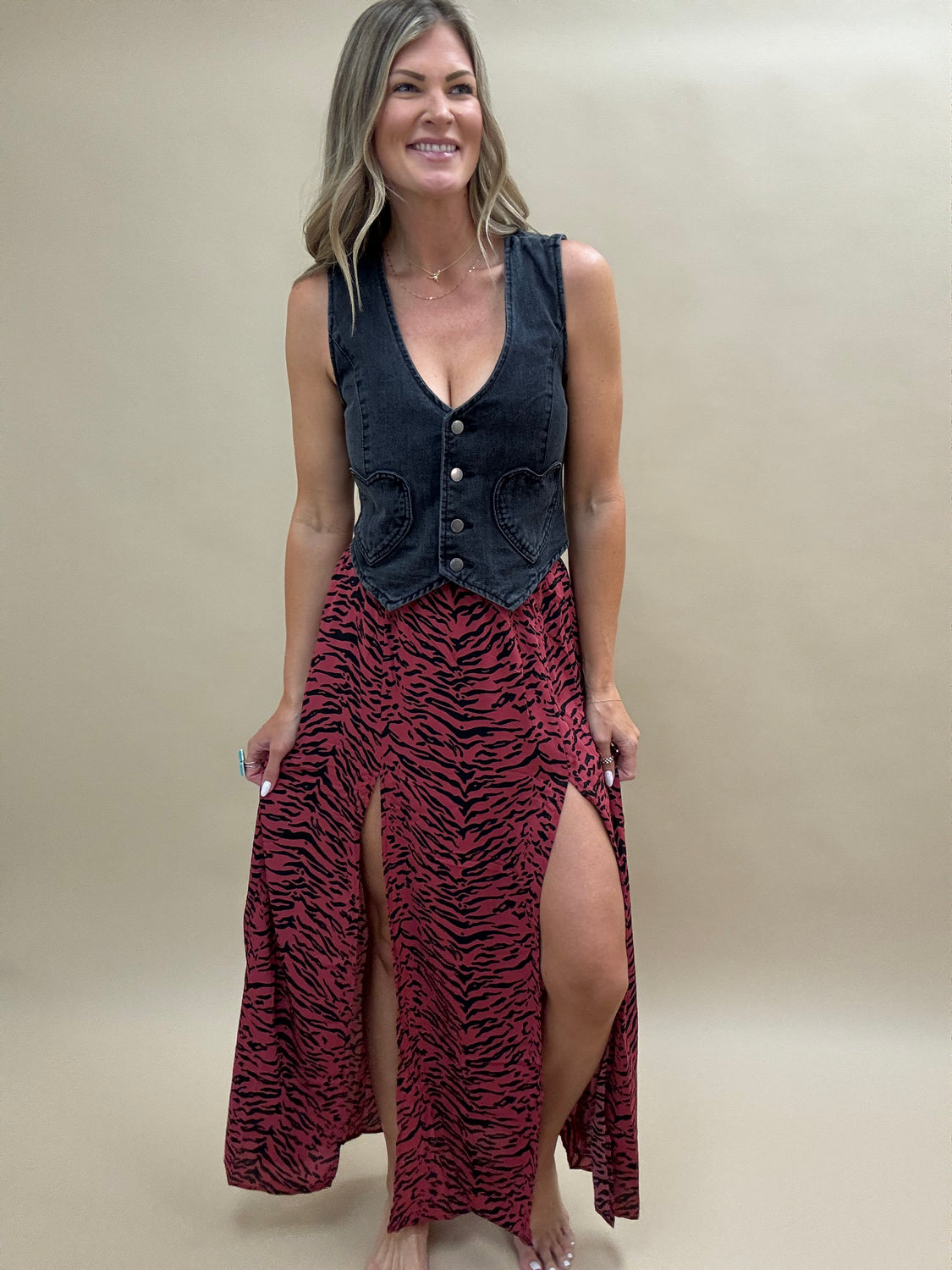 Tigers Blood Maxi Skirt