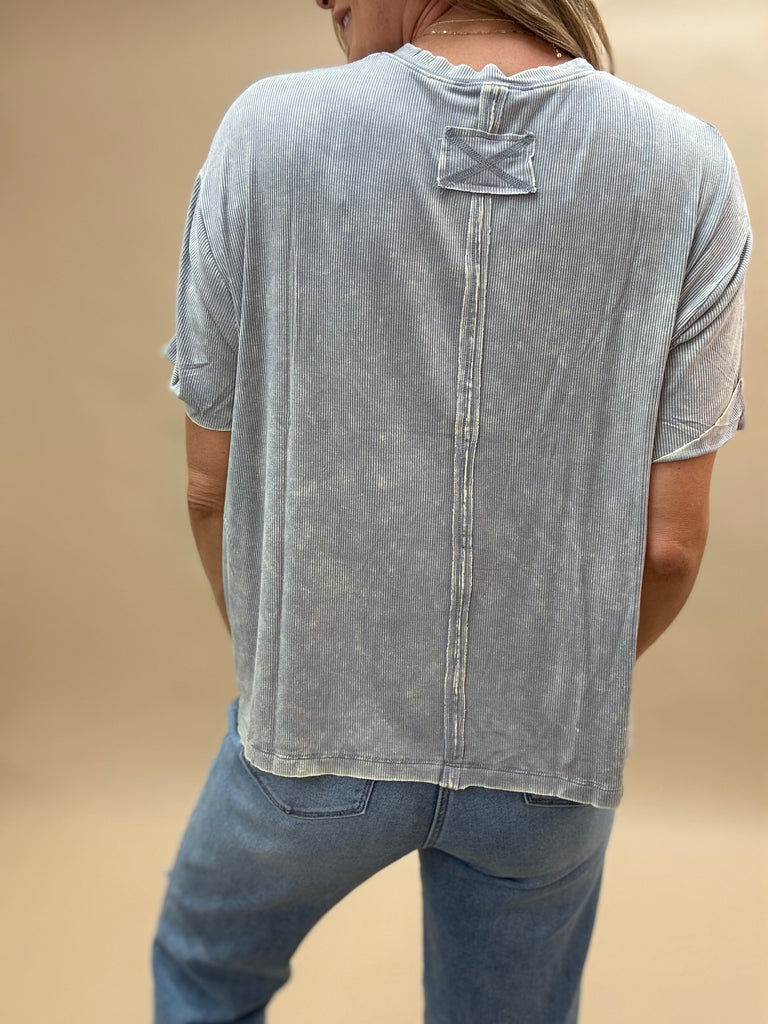 Favorite Ribbed Slouchy Tee