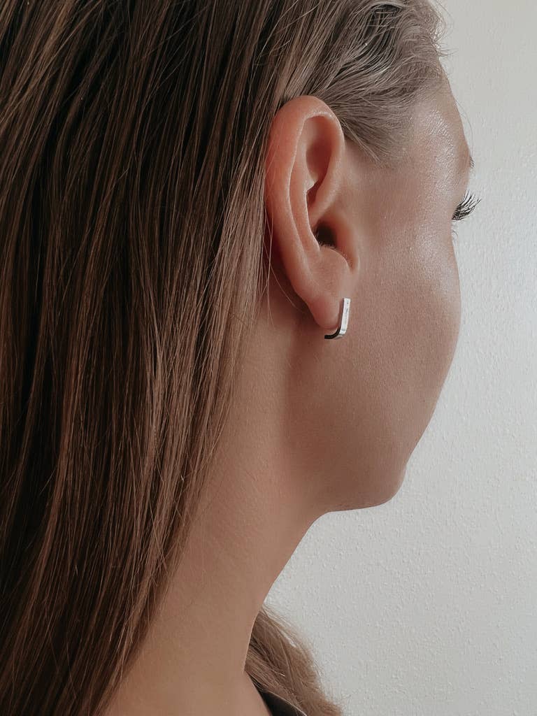 Epsie Everyday Stud Earrings || Choose Color Silver Gold