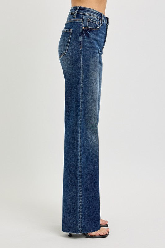 Charlotte Risen Wide Leg Jeans.