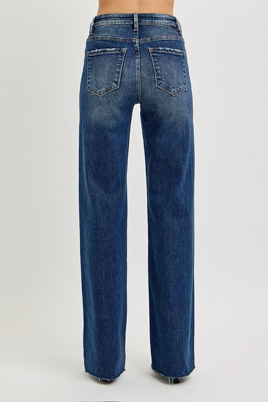 Charlotte Risen Wide Leg Jeans.