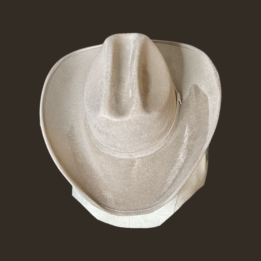 Let's Ride Cowboy Vegan Suede