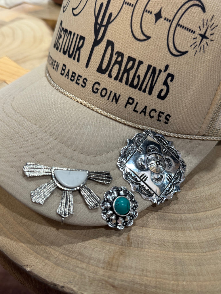 Conway Concho Hat Pin