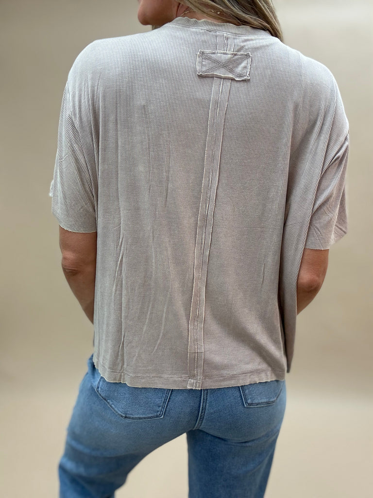 Favorite Ribbed Slouchy Tee