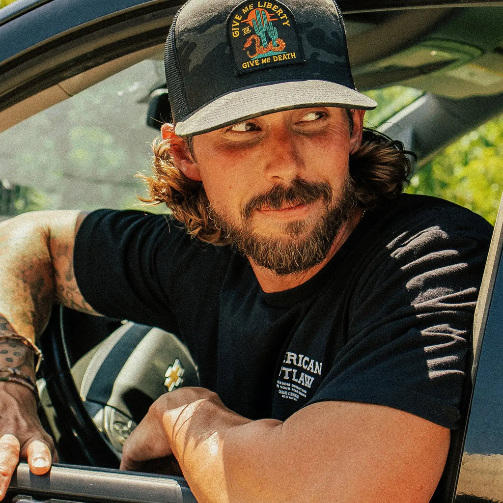 Liberty or Death Brown Camo Hat