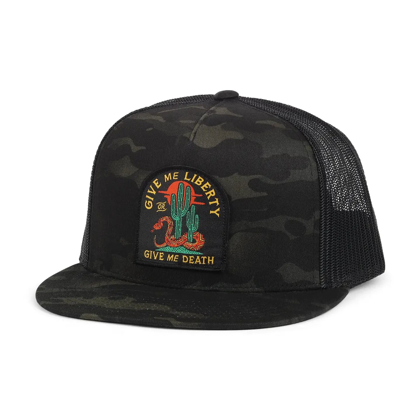 Liberty or Death Brown Camo Hat