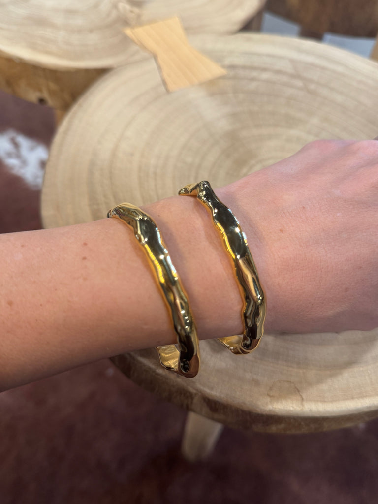 Hammered Bangle Bracelet