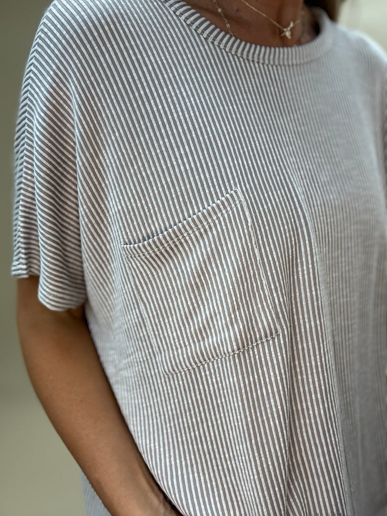 Corded Slouchy Top