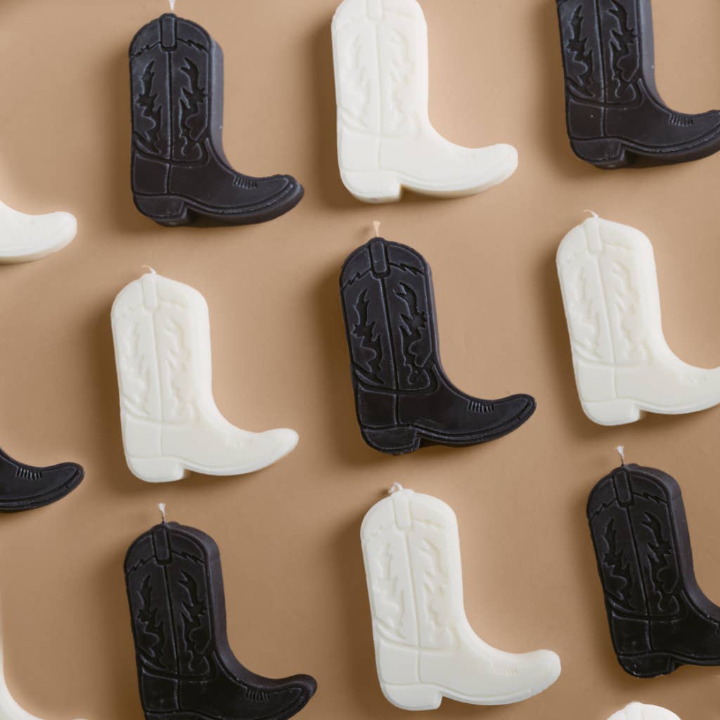 Cowboy Boot Candle