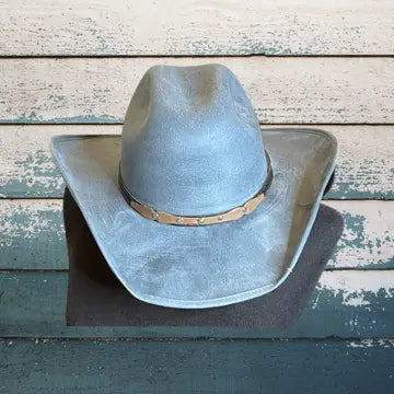 Let's Ride Cowboy Vegan Suede