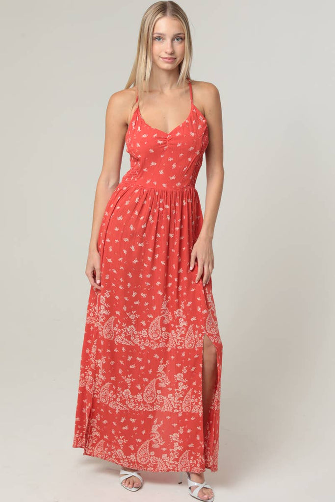 Embers Paisley Maxi Dress