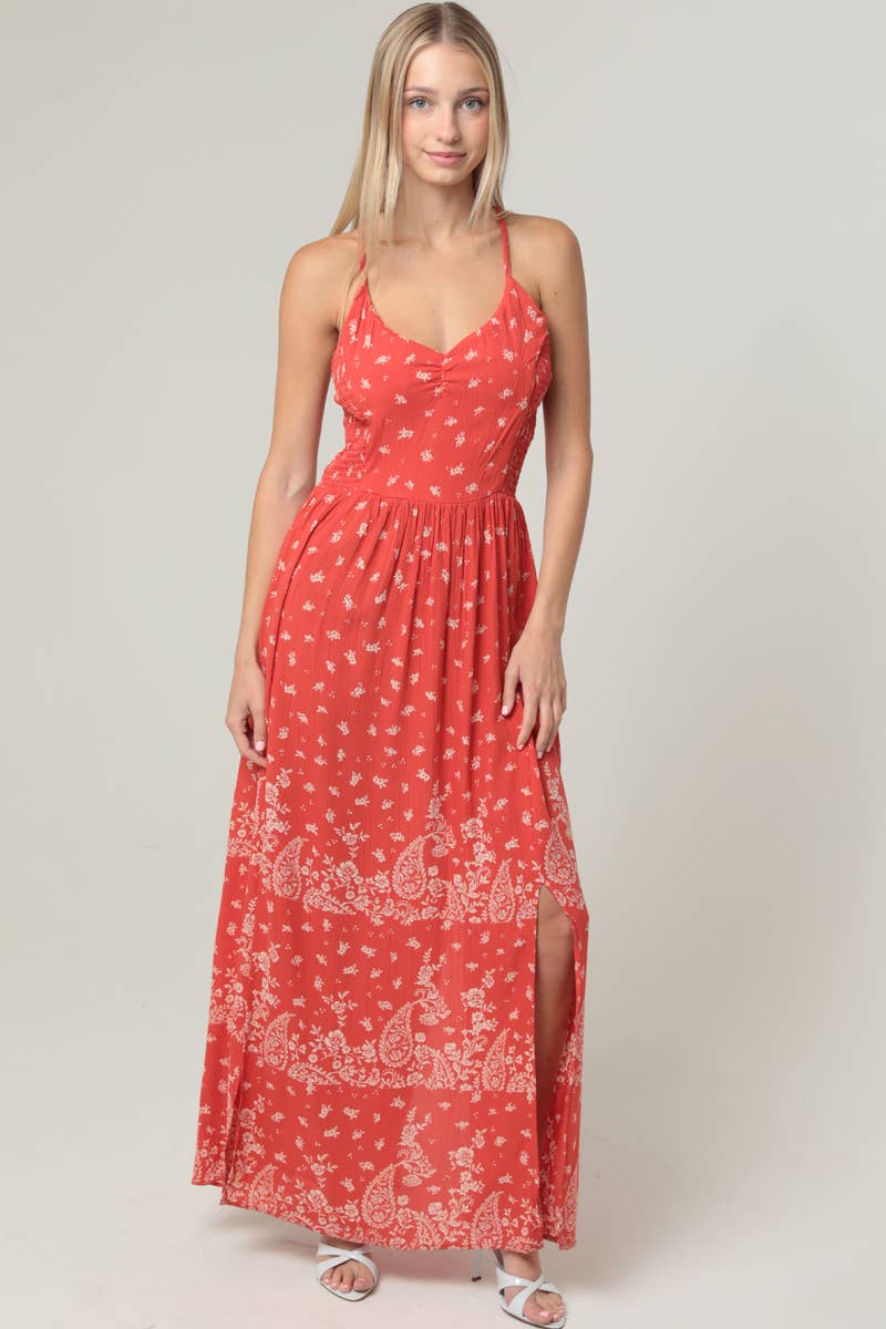 Embers Paisley Maxi Dress