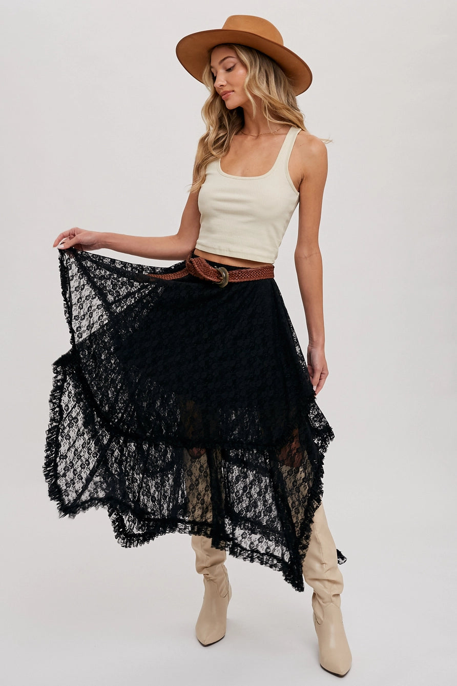 Lacey Tiered Skirt