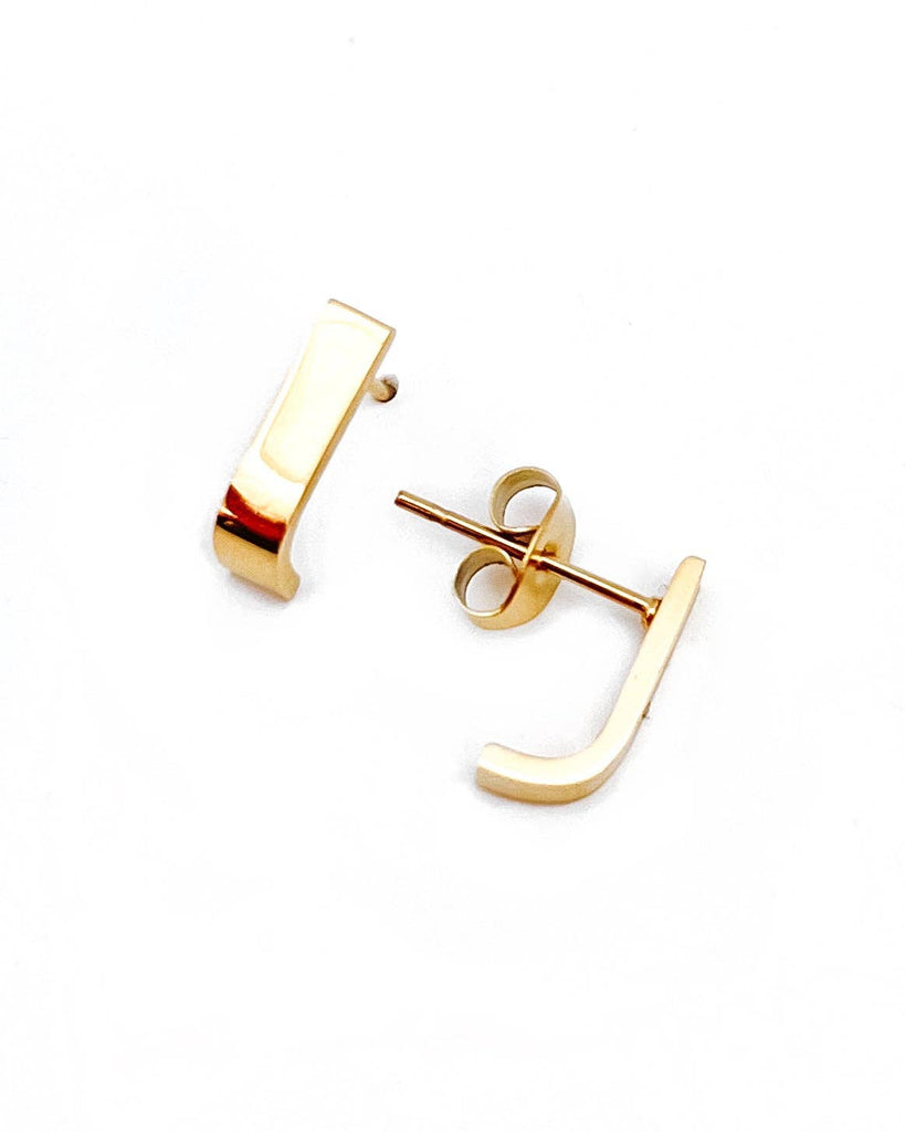 Epsie Everyday Stud Earrings || Choose Color Silver Gold