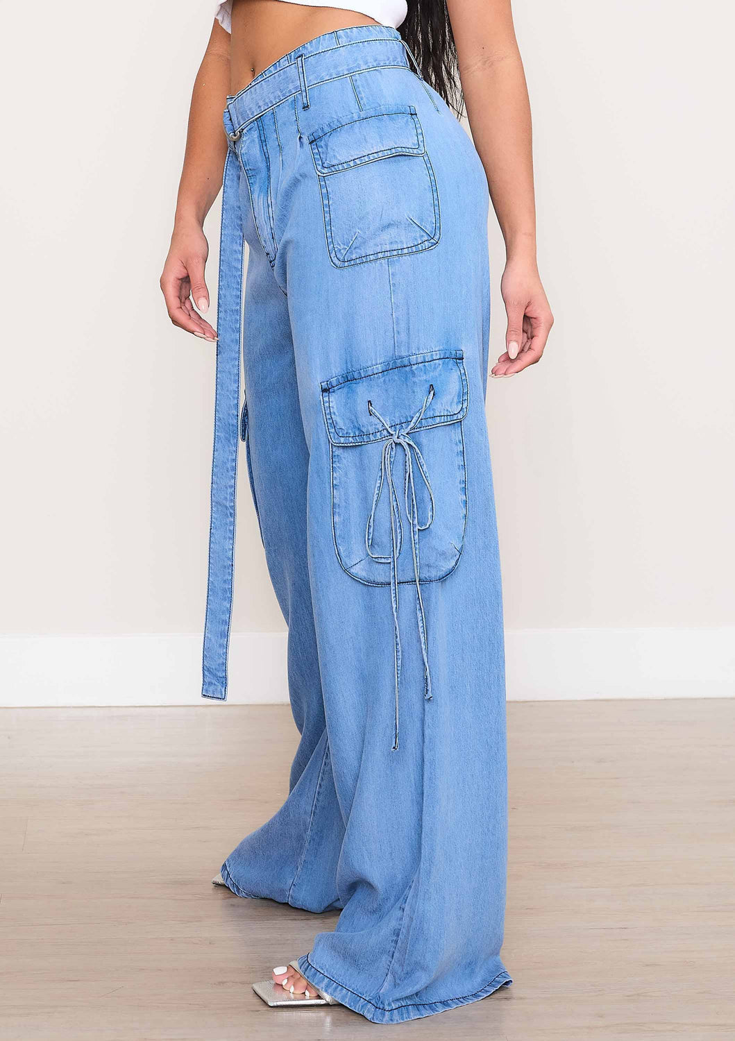 Tencil Cargo Wide Leg Pants