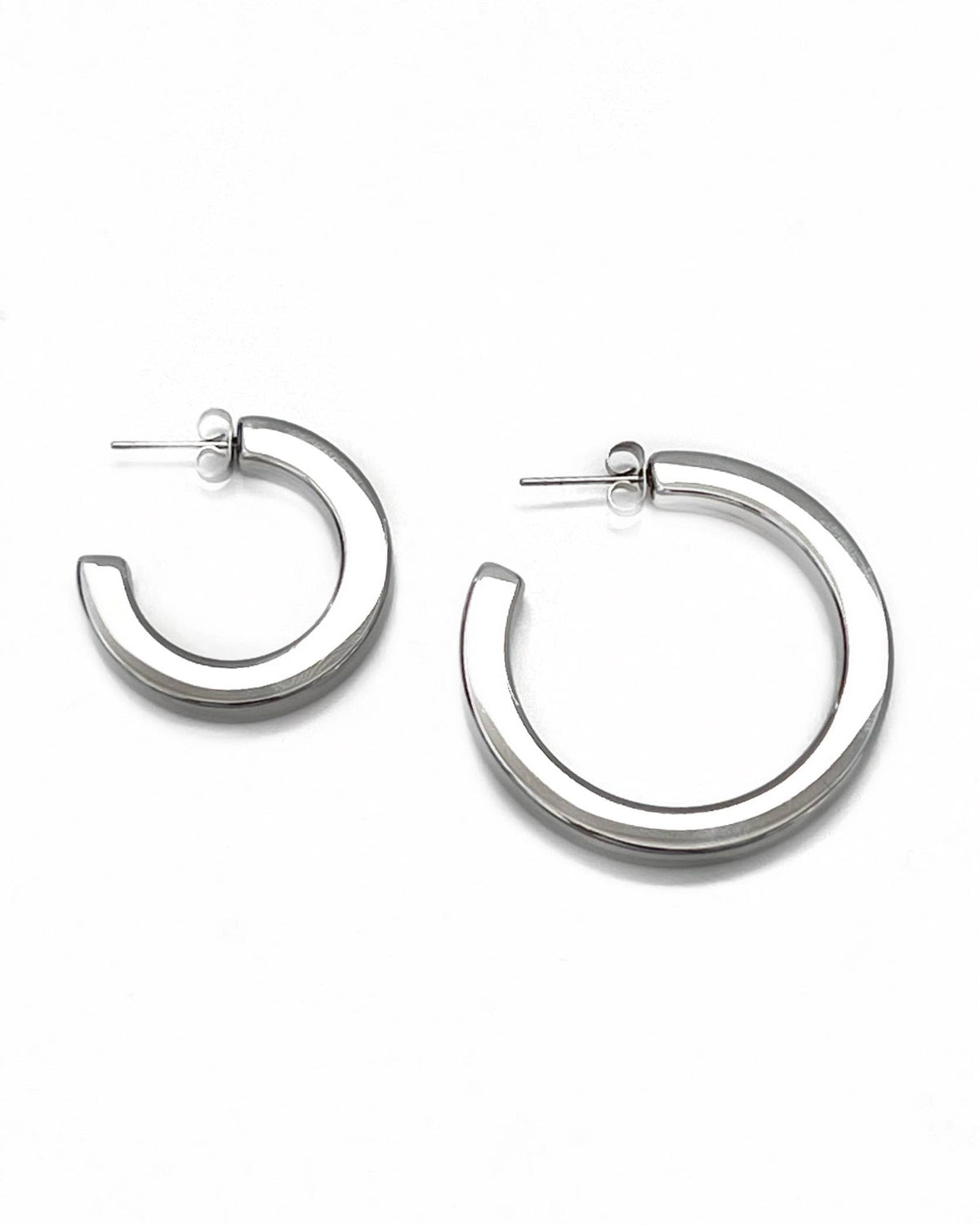 Eilish Everyday Silver Hoops