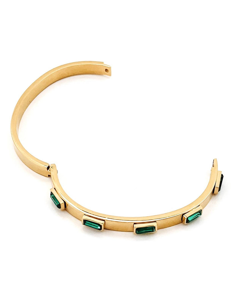 Belinda Gold Jewel Bangle Bracelet