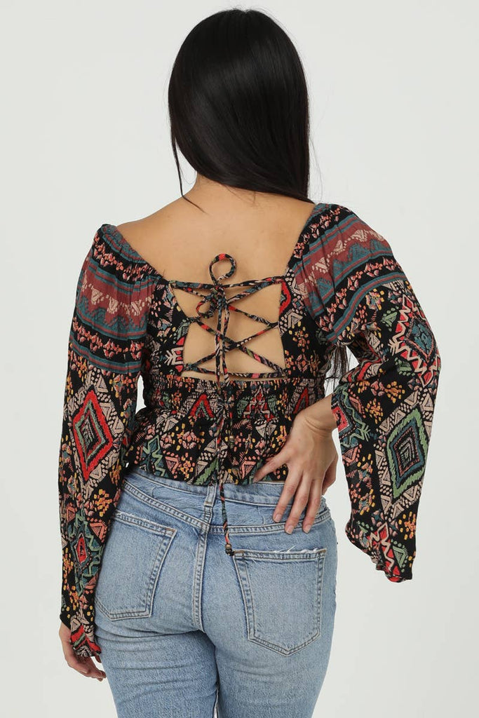 Tulip Tie Back Top