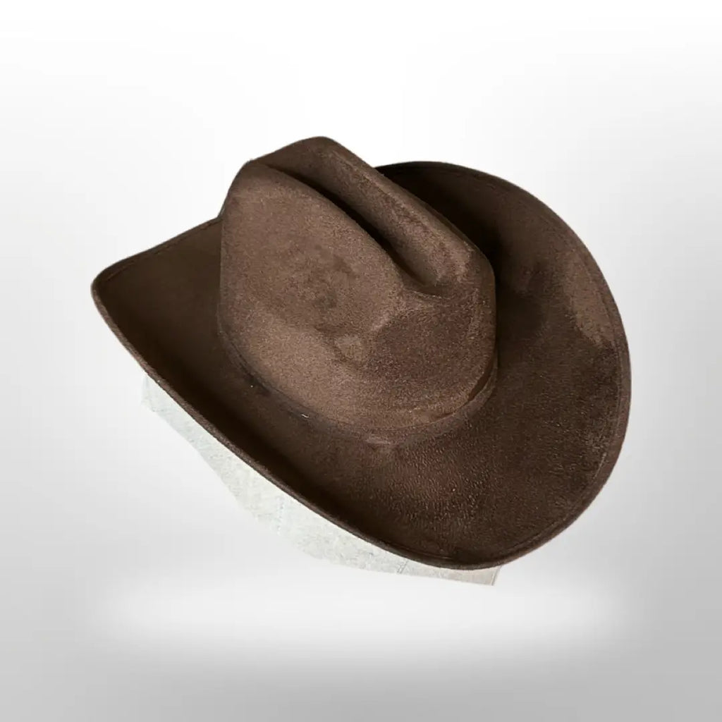 Let's Ride Cowboy Vegan Suede