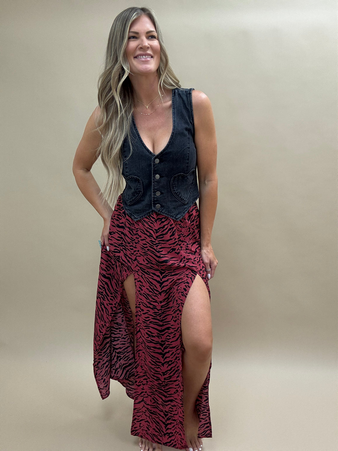 Tigers Blood Maxi Skirt