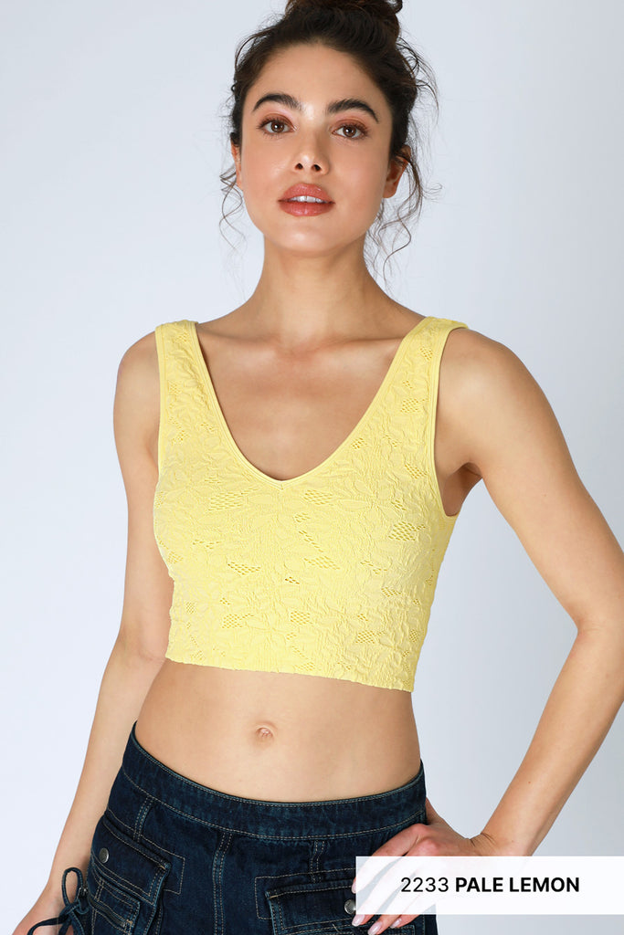 Lace V-Neck Tank