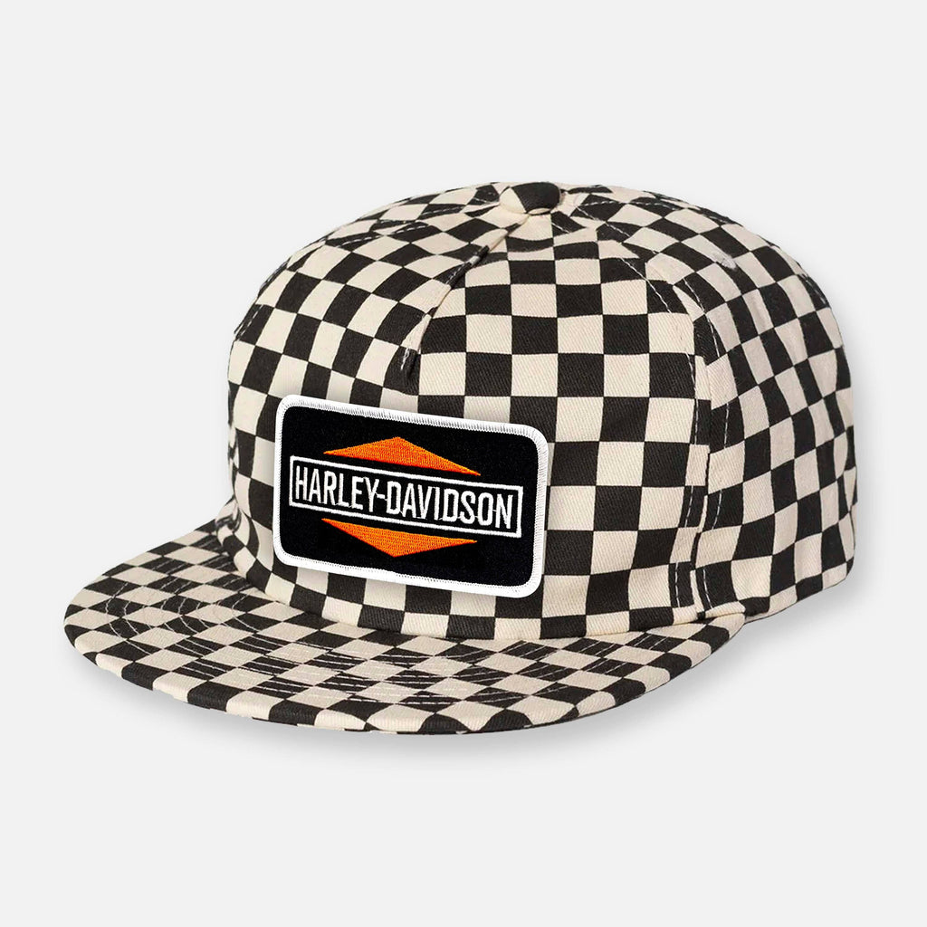 Checker Pit Crew Marbrol Hat