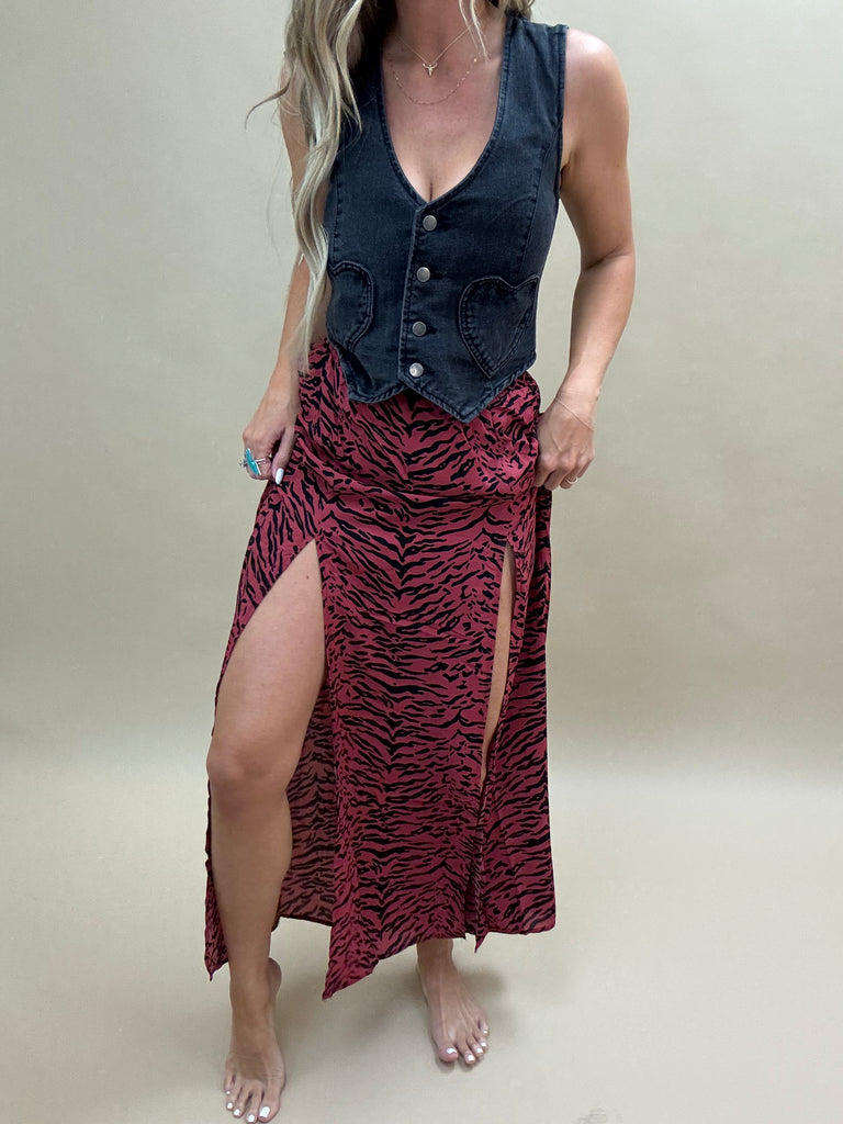 Tigers Blood Maxi Skirt
