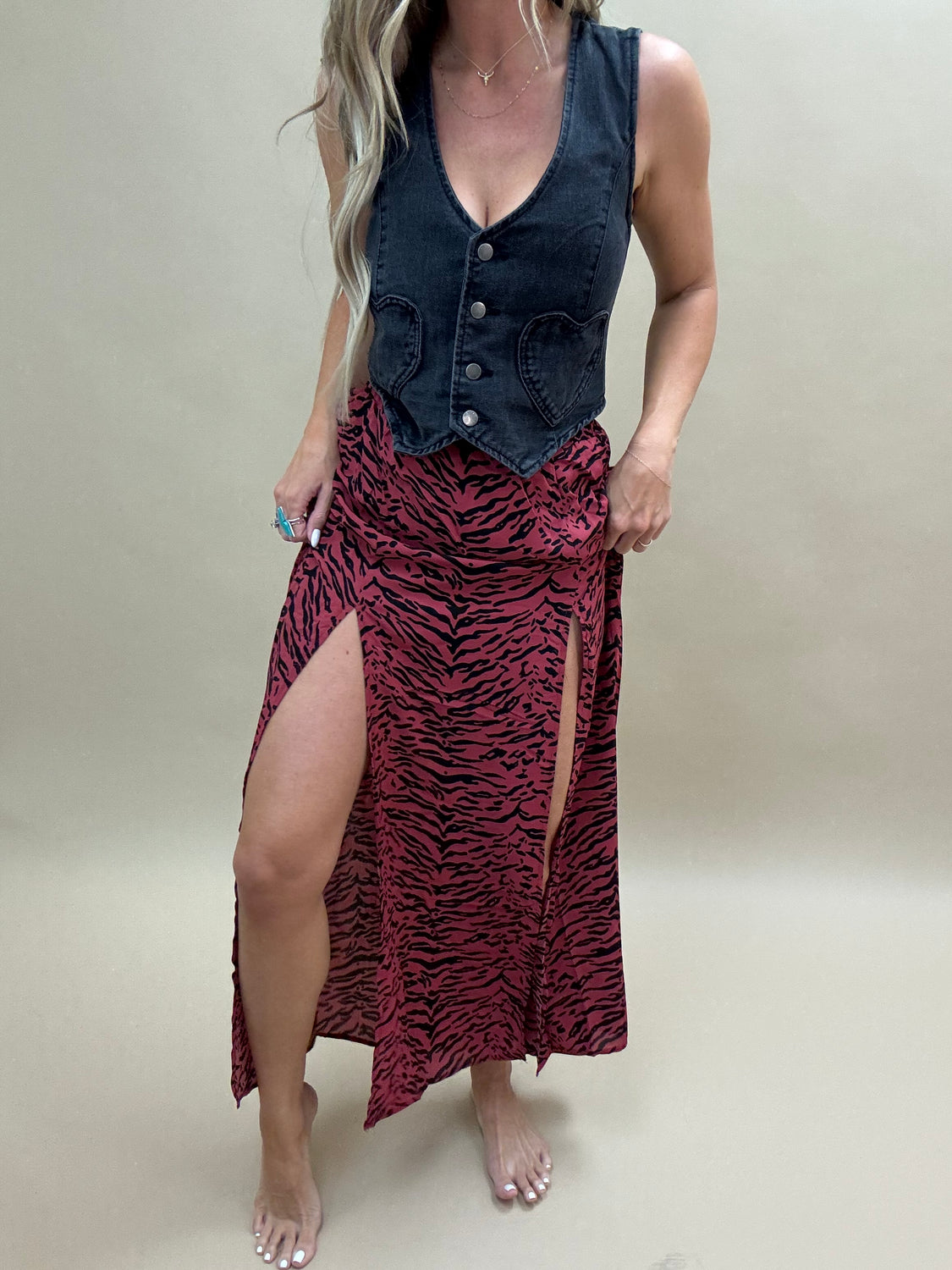 Tigers Blood Maxi Skirt