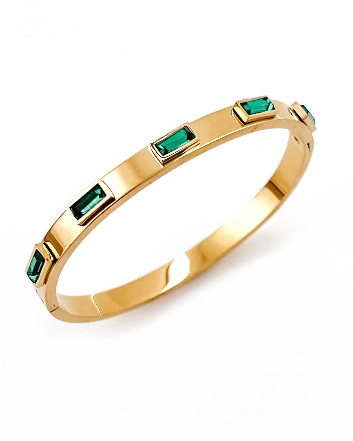Belinda Gold Jewel Bangle Bracelet