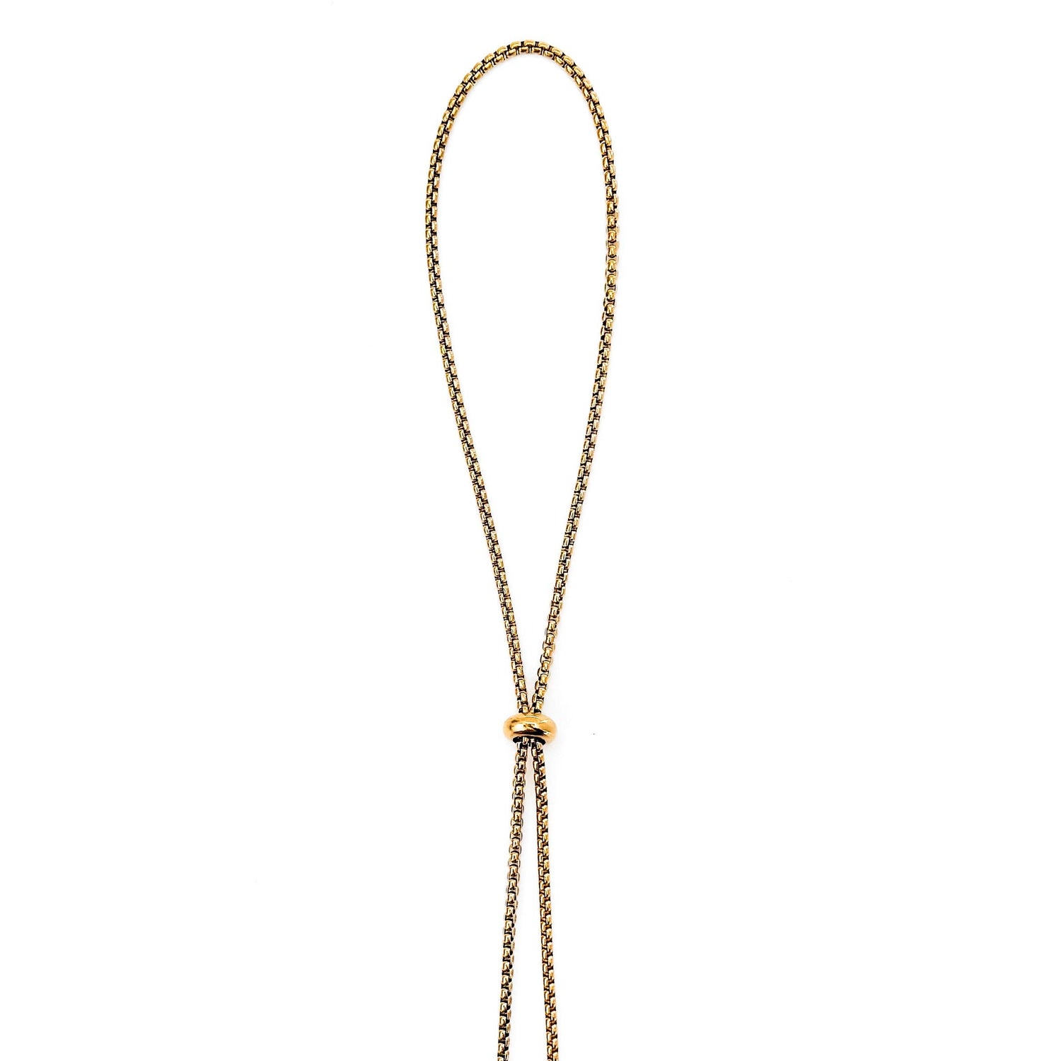 Halsey Sliding Bead Lariat Necklace