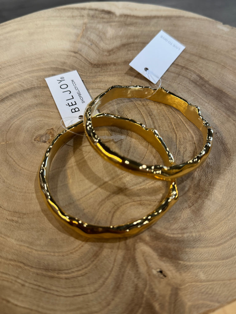 Hammered Bangle Bracelet