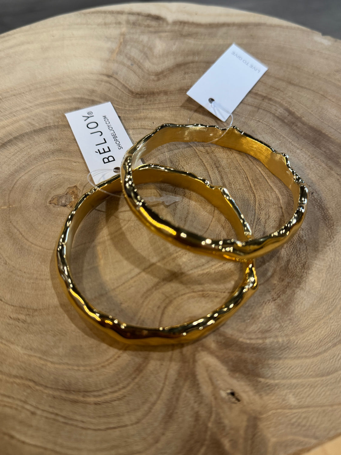 Hammered Bangle Bracelet