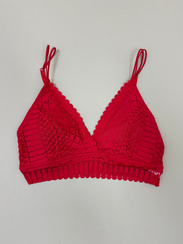 Red Lace Bralette