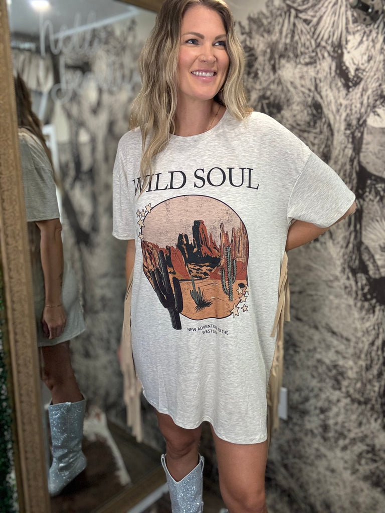 Wild Soul Tee Dress