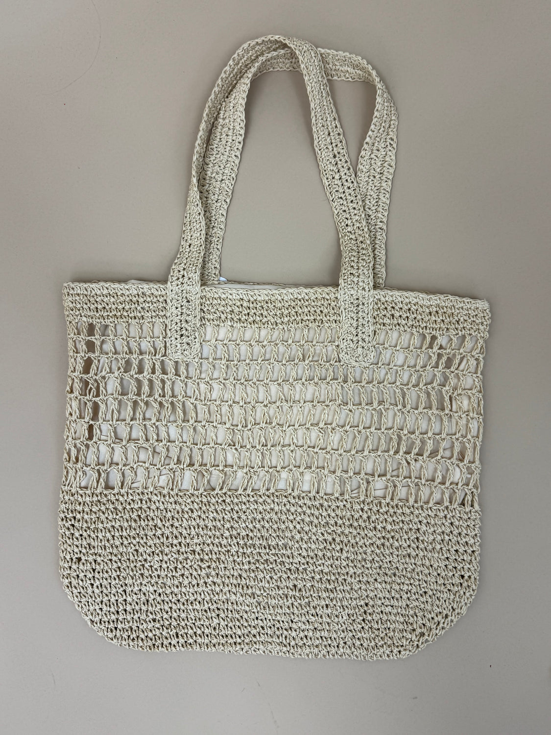 Beach Throw It In Straw Bag