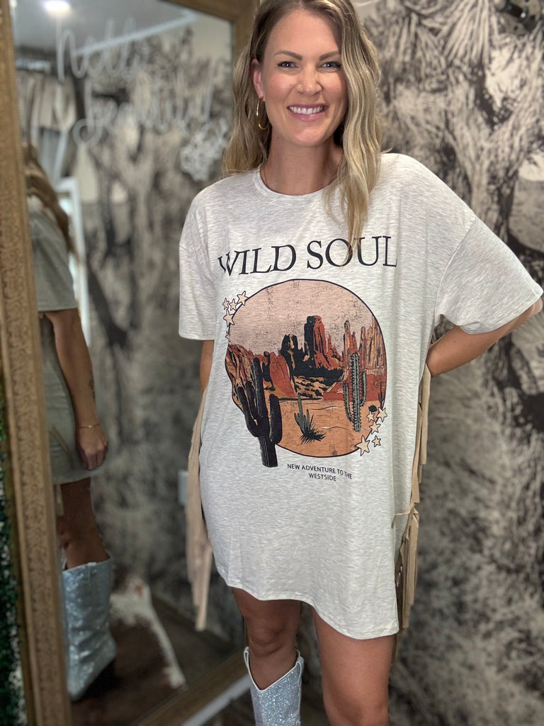 Wild Soul Tee Dress