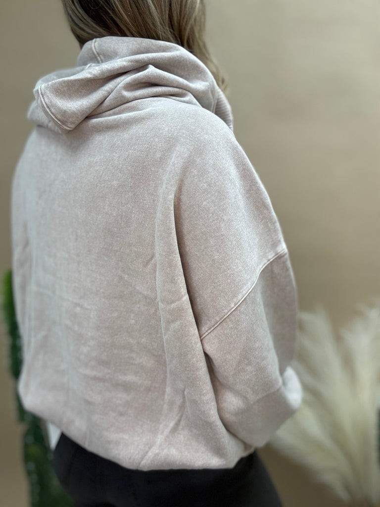Mesa Latte Acid Washed Sweatshirt