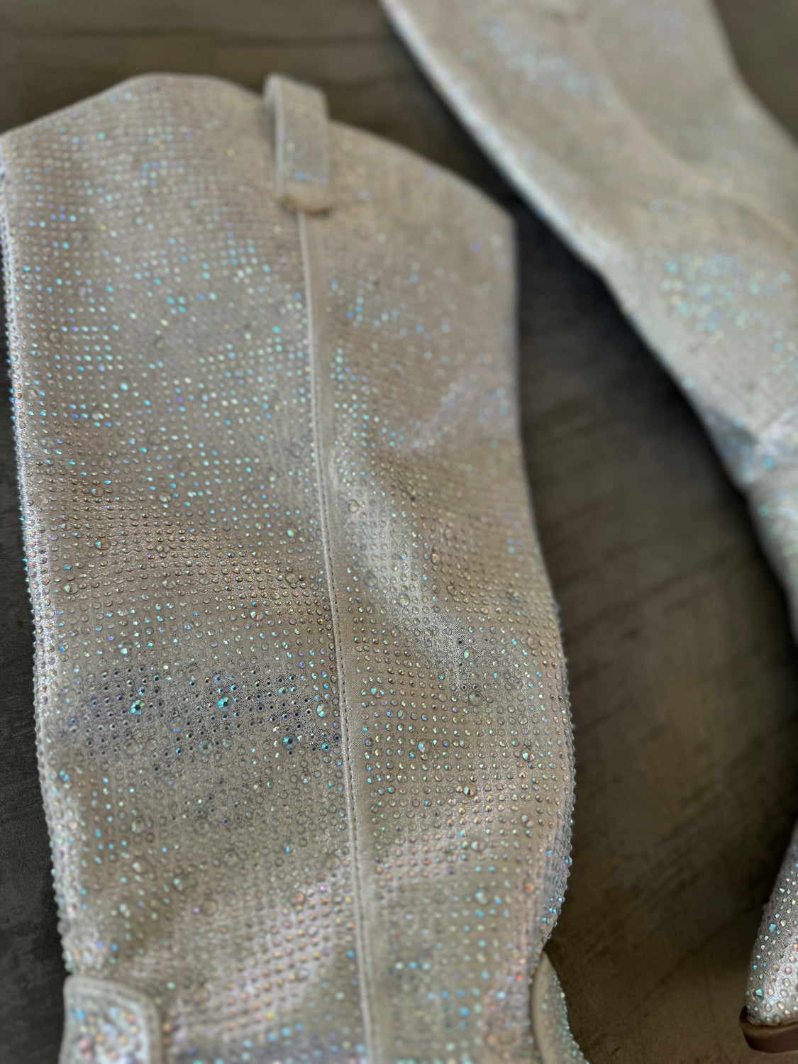 High Disco Rhinestone Boots