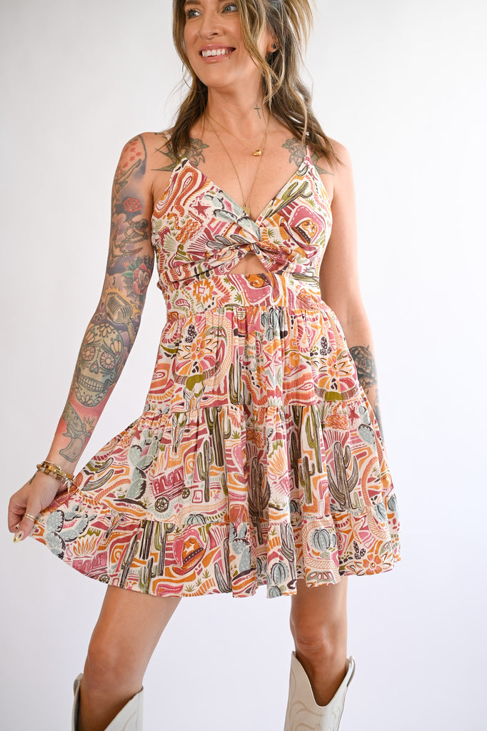 Saloon Mini Dress