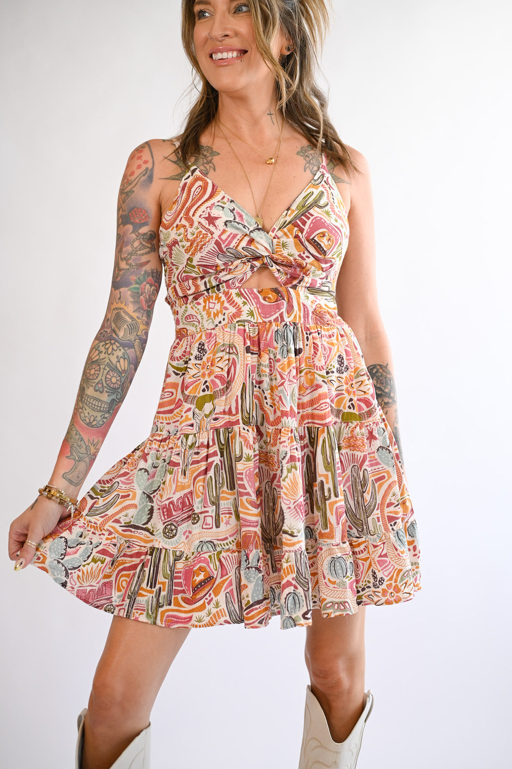 Saloon Mini Dress
