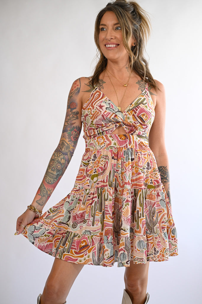 Saloon Mini Dress