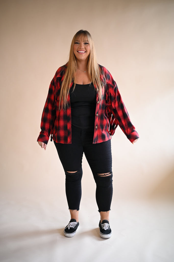 Aspen Fringe Shacket