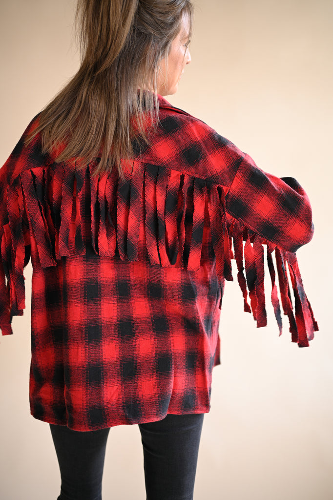 Aspen Fringe Shacket