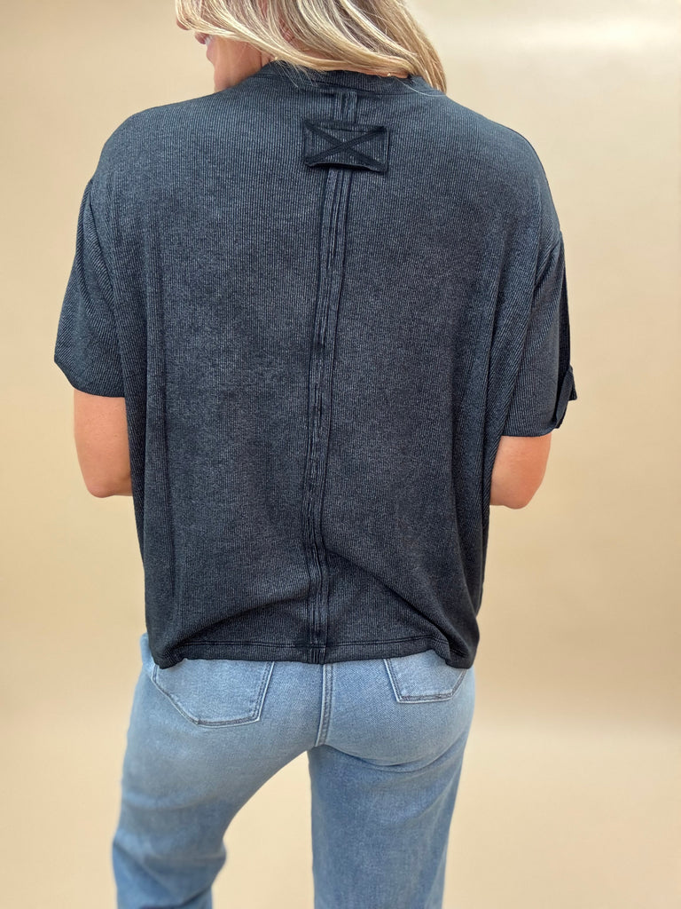 Favorite Ribbed Slouchy Tee